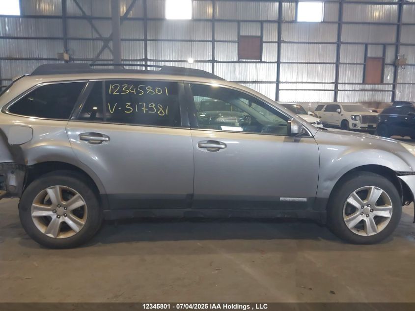2010 Subaru Outback 2.5I Premium VIN: 4S4BRHBC1A3317981 Lot: 12345801X