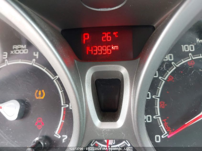 2012 Ford Fiesta Se VIN: 3FADP4BJXCM206346 Lot: 12373700X