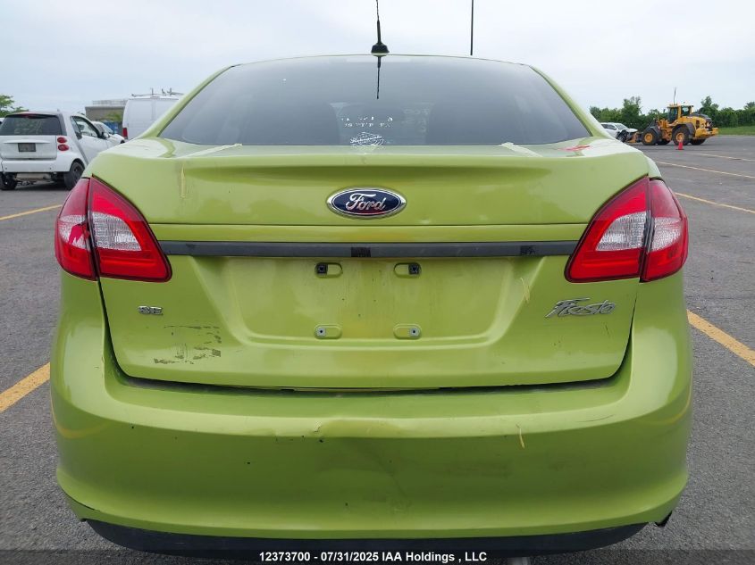 2012 Ford Fiesta Se VIN: 3FADP4BJXCM206346 Lot: 12373700X