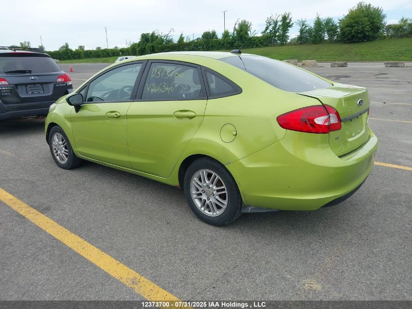 2012 Ford Fiesta Se VIN: 3FADP4BJXCM206346 Lot: 12373700X