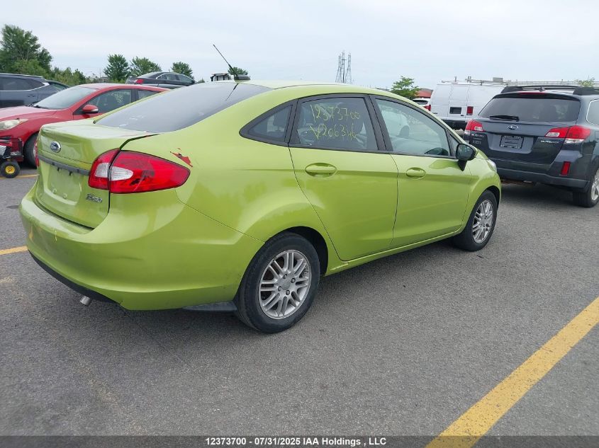 2012 Ford Fiesta Se VIN: 3FADP4BJXCM206346 Lot: 12373700X