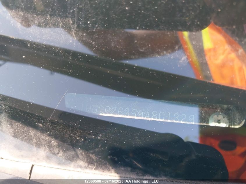 2009 Honda Accord Lx VIN: 1HGCP26399A801329 Lot: 12360508X