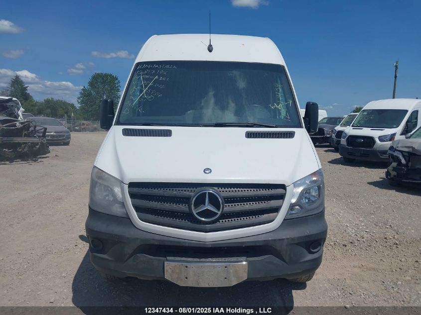 2014 Mercedes-Benz Sprinter 2500 High Roof VIN: WD3BE8DC6E5884348 Lot: 12347434X