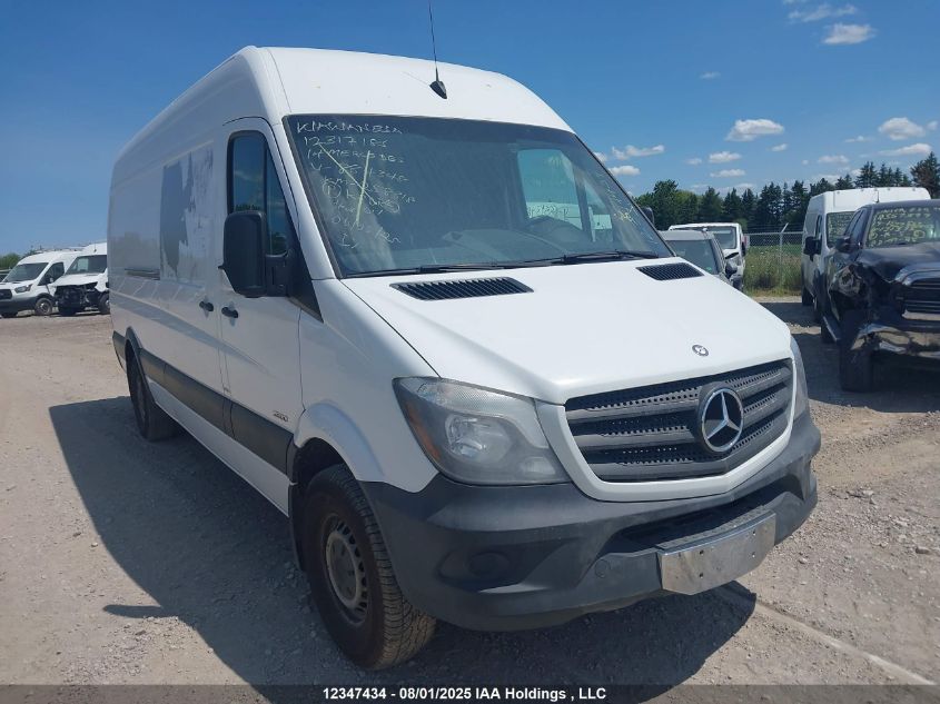 2014 Mercedes-Benz Sprinter 2500 High Roof VIN: WD3BE8DC6E5884348 Lot: 12347434X