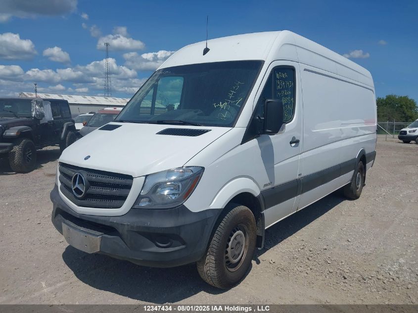 2014 Mercedes-Benz Sprinter 2500 High Roof VIN: WD3BE8DC6E5884348 Lot: 12347434X