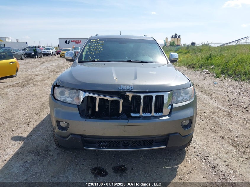 2011 Jeep Grand Cherokee Limited VIN: 1J4RR5GG8BC599836 Lot: 12361130X