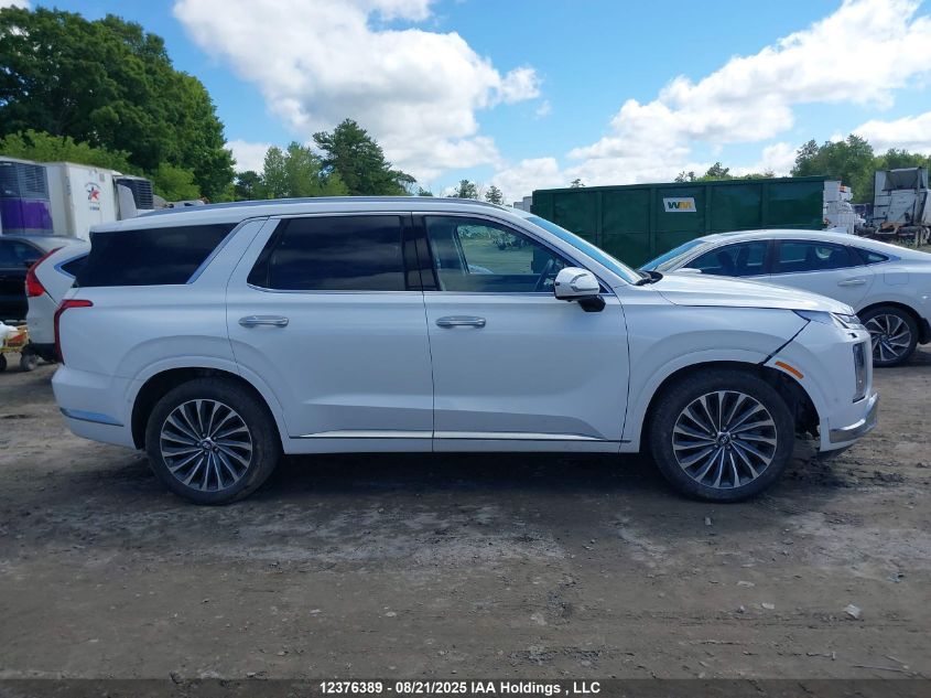 2024 Hyundai Palisade Limited VIN: KM8R5DGEXRU763887 Lot: 12376389