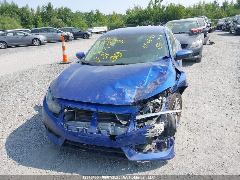 2018 Honda Civic Lx VIN: 2HGFC2F67JH015568 Lot: 12376430