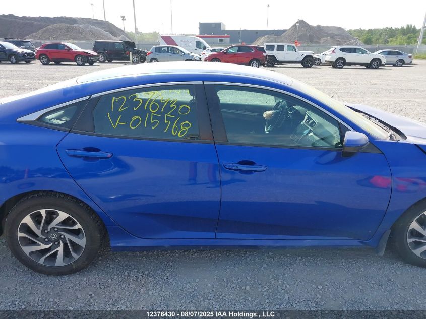 2018 Honda Civic Lx VIN: 2HGFC2F67JH015568 Lot: 12376430