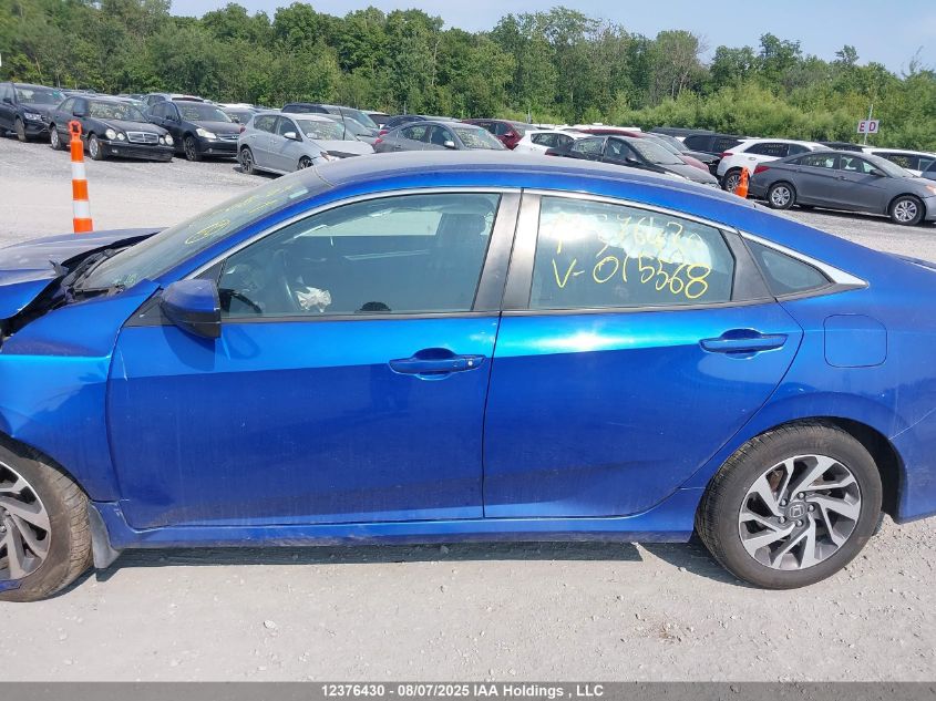 2018 Honda Civic Lx VIN: 2HGFC2F67JH015568 Lot: 12376430