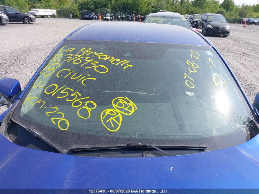 2018 Honda Civic Lx VIN: 2HGFC2F67JH015568 Lot: 12376430