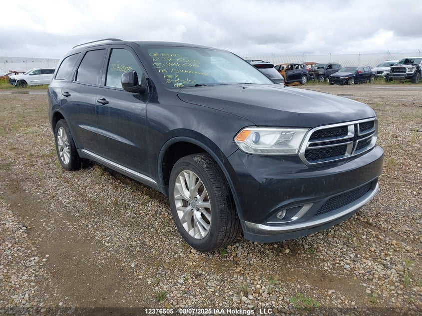 1C4RDJDG5GC374640 2016 Dodge Durango Limited auction photo 1