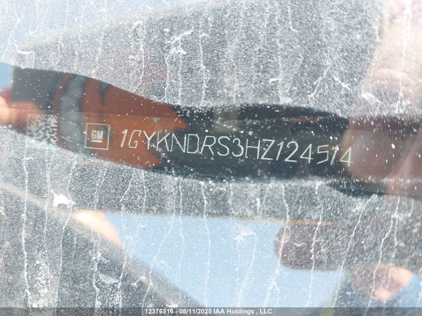 2017 Cadillac Xt5 Luxury VIN: 1GYKNDRS3HZ124514 Lot: 12376516