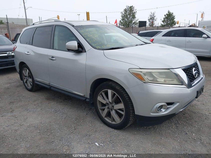 5N1AR2MM7EC670102 2014 Nissan Pathfinder S/Sv/Sl/Platinum auction photo 1