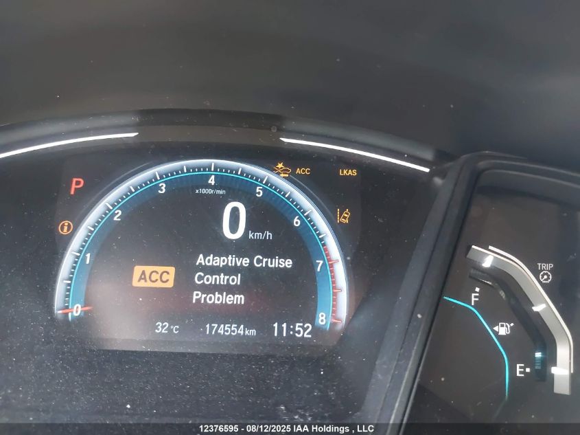 2019 Honda Civic Lx VIN: 2HGFC2F57KH026675 Lot: 12376595