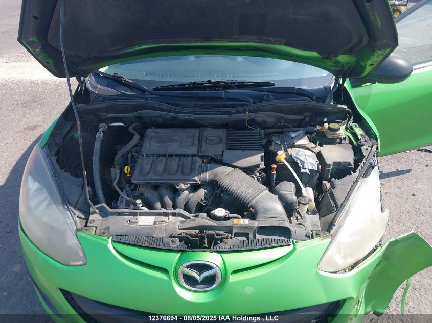 2011 Mazda Mazda2 VIN: JM1DE1HY7B0118861 Lot: 12376694