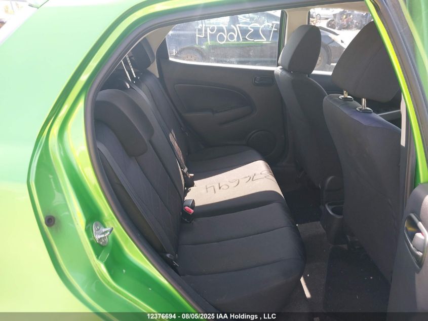 2011 Mazda Mazda2 VIN: JM1DE1HY7B0118861 Lot: 12376694