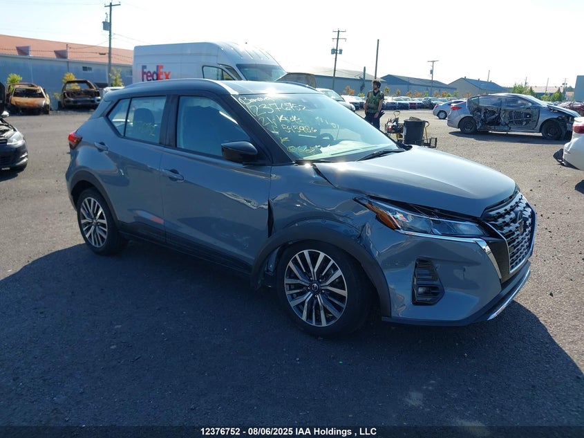 3N1CP5CV1ML545956 2021 Nissan Kicks Sv auction photo 1