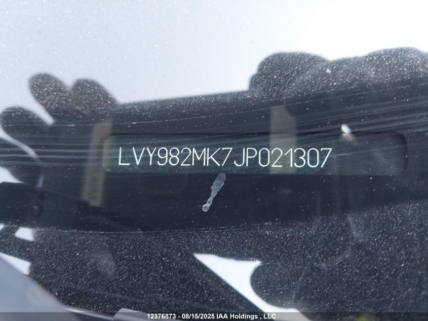 2018 Volvo S90 T5 Momentum VIN: LVY982MK7JP021307 Lot: 12376873