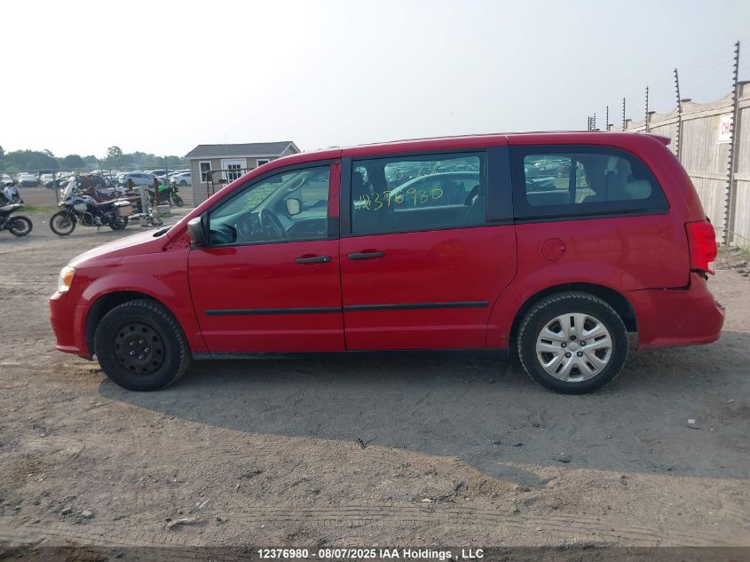 2014 Dodge Grand Caravan Se VIN: 2C4RDGBG9ER456039 Lot: 12376980