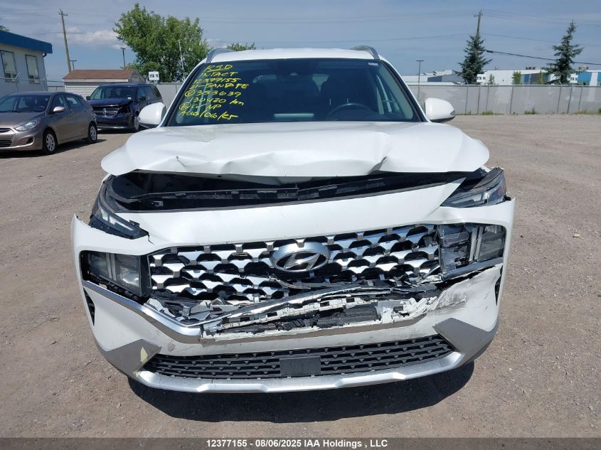 2021 Hyundai Santa Fe Sel VIN: 5NMS3DAJXMH353639 Lot: 12377155