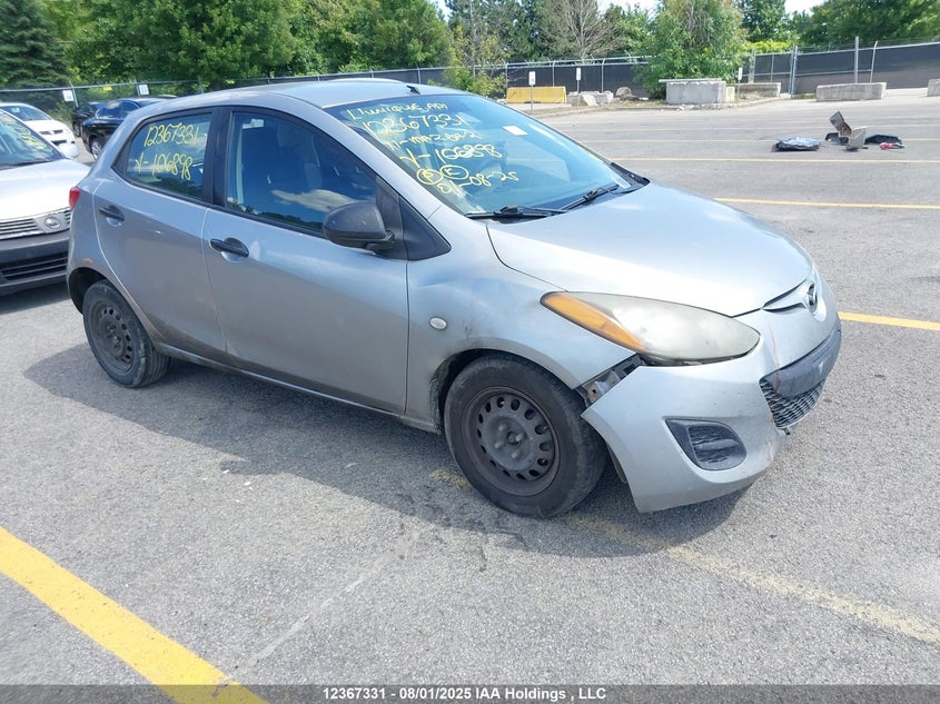 2011 Mazda Mazda2 Gs/Gx VIN: JM1DE1HY3B0106898 Lot: 12367331X