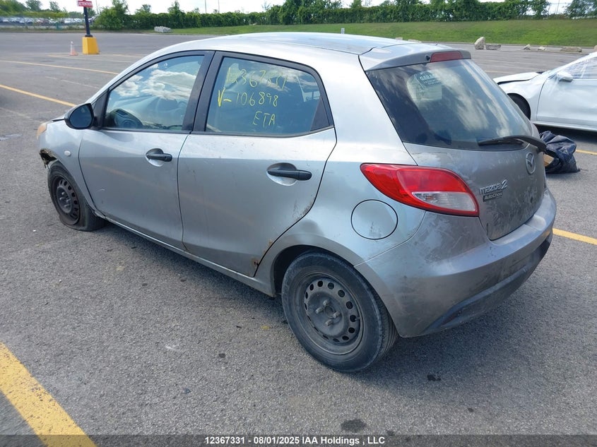 2011 Mazda Mazda2 Gs/Gx VIN: JM1DE1HY3B0106898 Lot: 12367331X