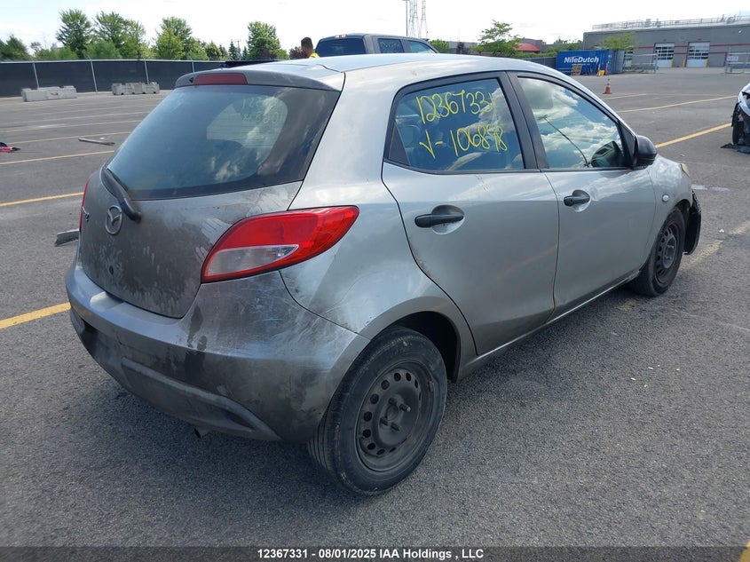 2011 Mazda Mazda2 Gs/Gx VIN: JM1DE1HY3B0106898 Lot: 12367331X
