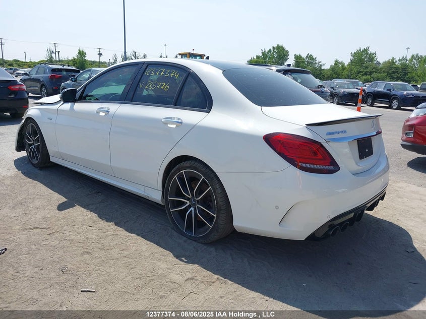 2019 Mercedes-Benz C 43 Amg white coupe gasoline 55SWF6EB2KU285776 photo #4