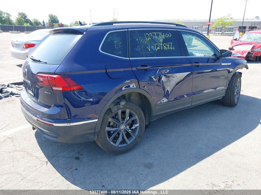 3VV2B7AX4NM127847 2022 VOLKSWAGEN TIGUAN photo no. 4