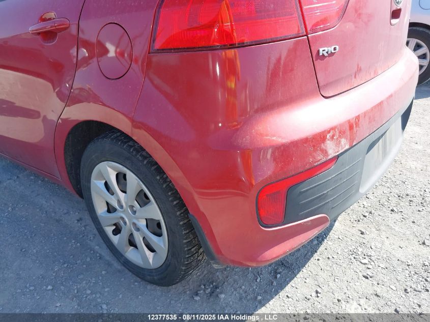 2017 Kia Rio Lx VIN: KNADM5A35H6045338 Lot: 12377535