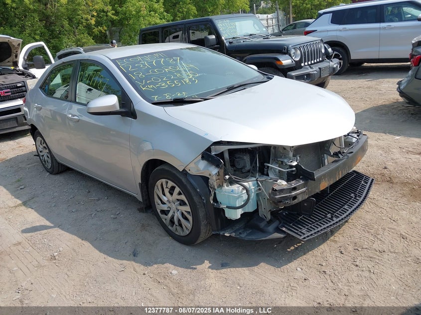 2T1BURHE5JC022830 2018 Toyota Corolla auction photo 1
