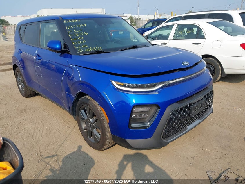 KNDJ33AU8M7761516 2021 Kia Soul Ex auction photo 1