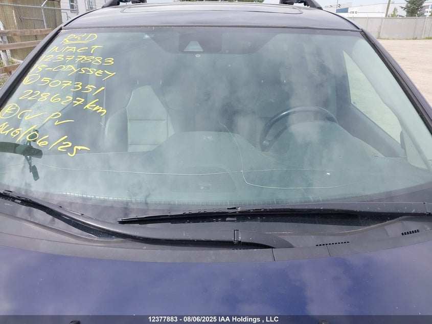 2015 Honda Odyssey Touring VIN: 5FNRL5H98FB507351 Lot: 12377883