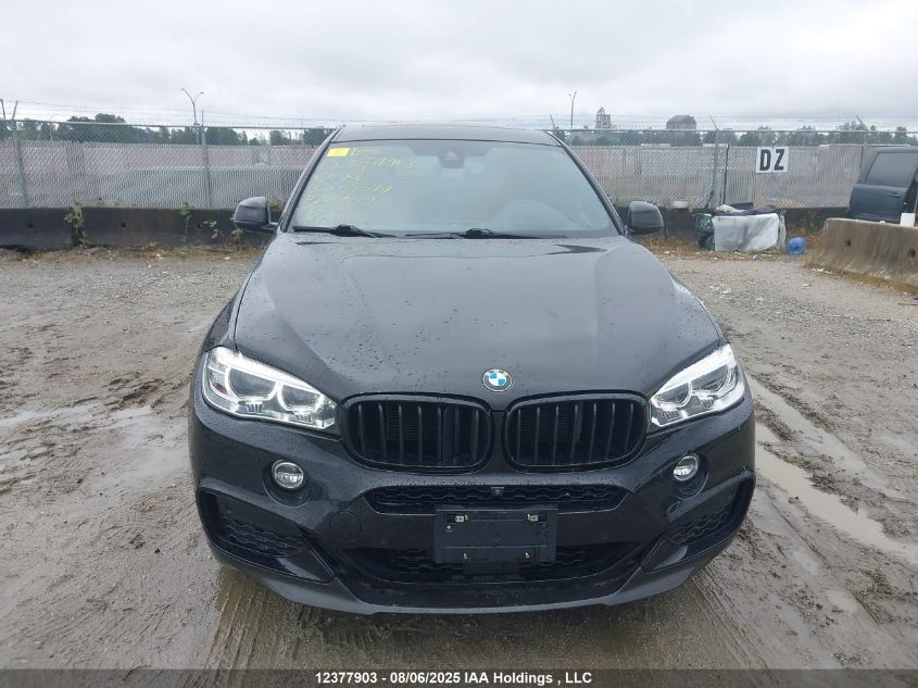 2017 BMW X6 xDrive35I VIN: 5UXKU2C35H0N85599 Lot: 12377903