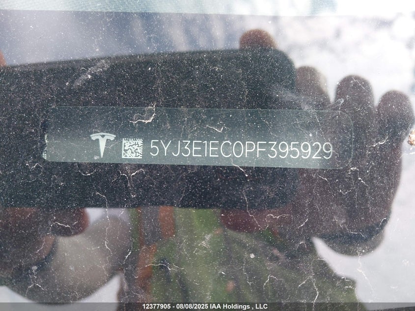 5YJ3E1EC0PF395929 2023 TESLA MODEL 3 photo no. 9