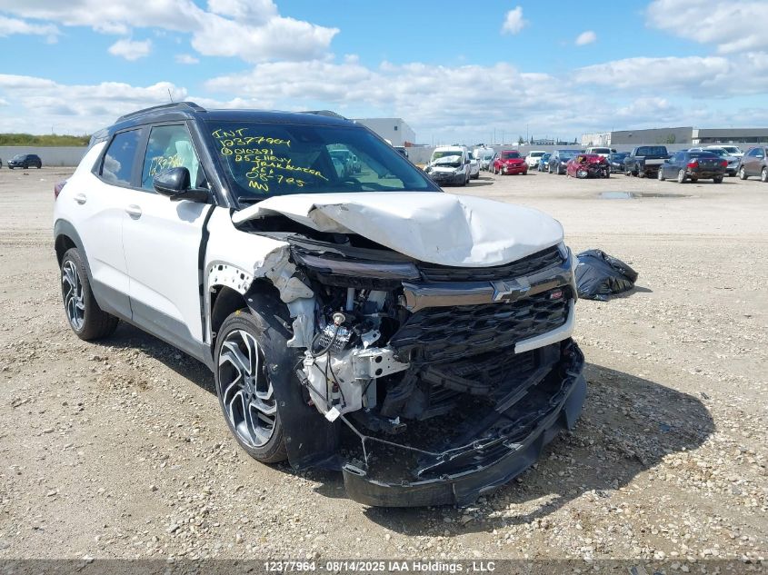 2025 Chevrolet Trailblazer Rs VIN: KL79MUSL3SB010391 Lot: 12377964