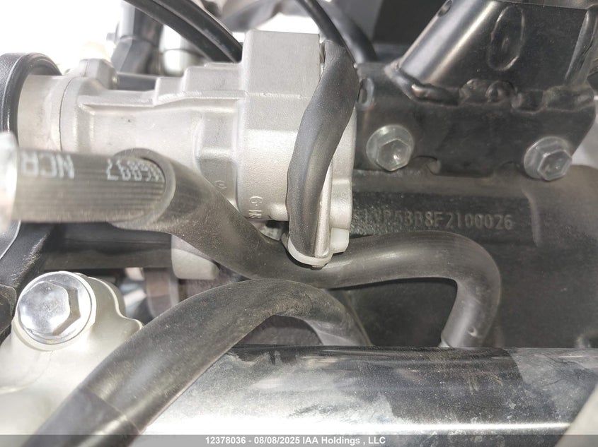 2015 Suzuki Sv650 A VIN: JS1VP53B8F2100026 Lot: 12378036