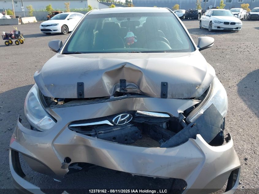 2013 Hyundai Accent Gls/Se VIN: KMHCU4AE1DU436742 Lot: 12378162