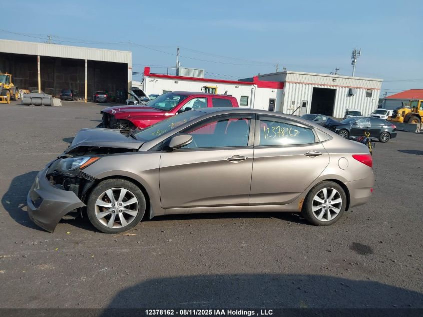 2013 Hyundai Accent Gls/Se VIN: KMHCU4AE1DU436742 Lot: 12378162