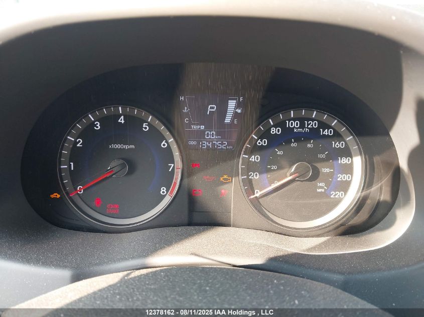 2013 Hyundai Accent Gls/Se VIN: KMHCU4AE1DU436742 Lot: 12378162