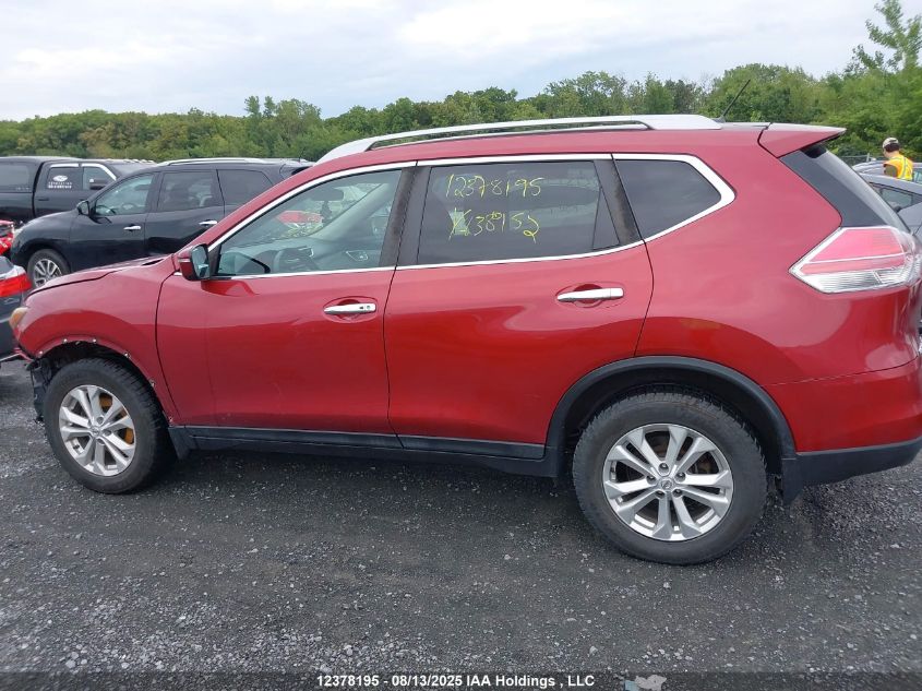 2016 Nissan Rogue S/Sl/Sv VIN: 5N1AT2MV0GC838952 Lot: 12378195