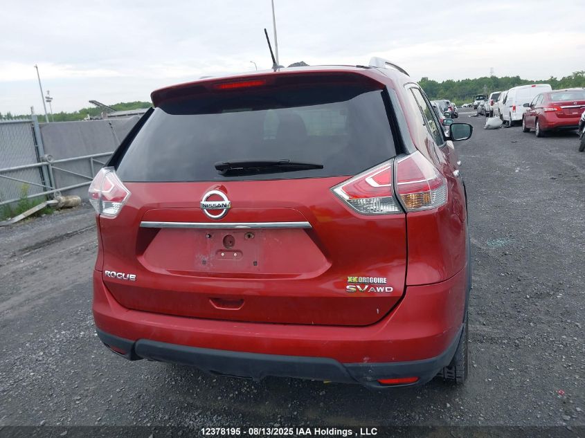 2016 Nissan Rogue S/Sl/Sv VIN: 5N1AT2MV0GC838952 Lot: 12378195