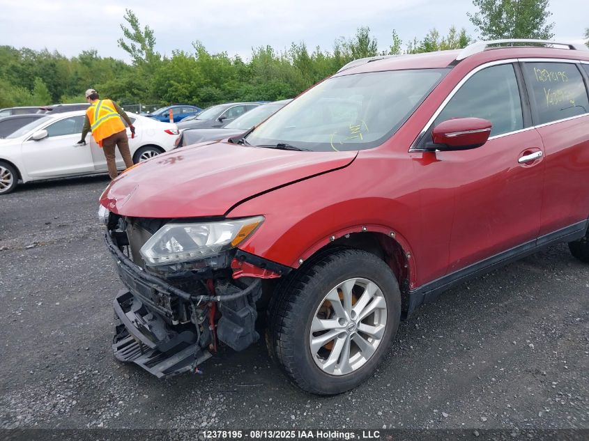2016 Nissan Rogue S/Sl/Sv VIN: 5N1AT2MV0GC838952 Lot: 12378195