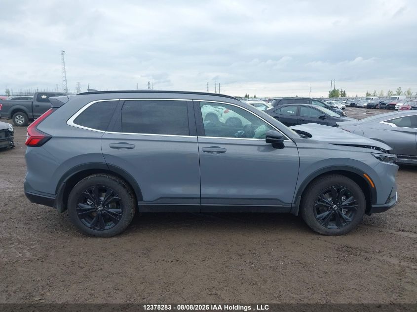 2025 Honda Cr-V Touring Hybrid VIN: 2HKRS6H9XSH229783 Lot: 12378283