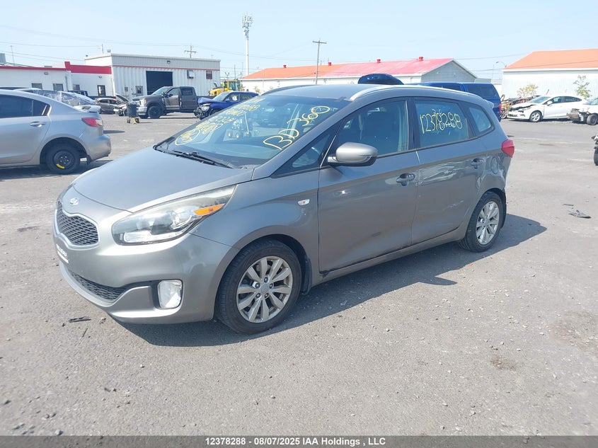 2015 Kia Rondo, Left Rear, IAAI, VIN KNAHT8A38F7122328 — photo 2