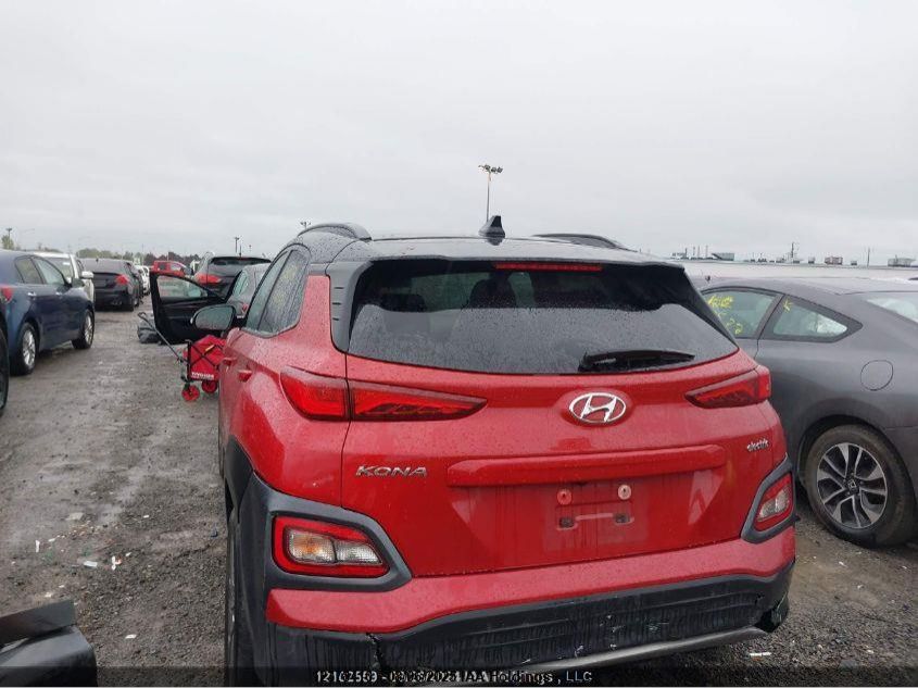 2021 Hyundai Kona Electric Preferred With Two-Tone Roof VIN: KM8K23AG5MU114148 Lot: 12378410