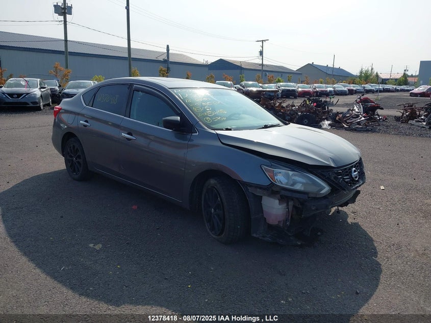 3N1AB7AP2JY305335 2018 Nissan Sentra S/Sv/Sr/Sl auction photo 1