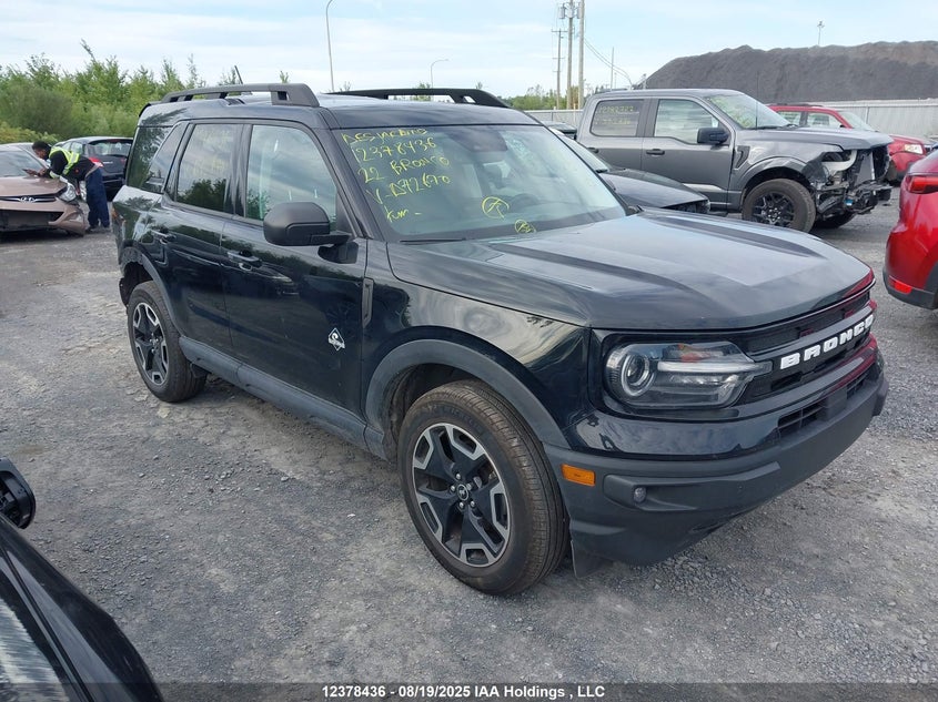 3FMCR9C63NRD72670 2022 Ford Bronco Sport Outer Banks auction photo 1