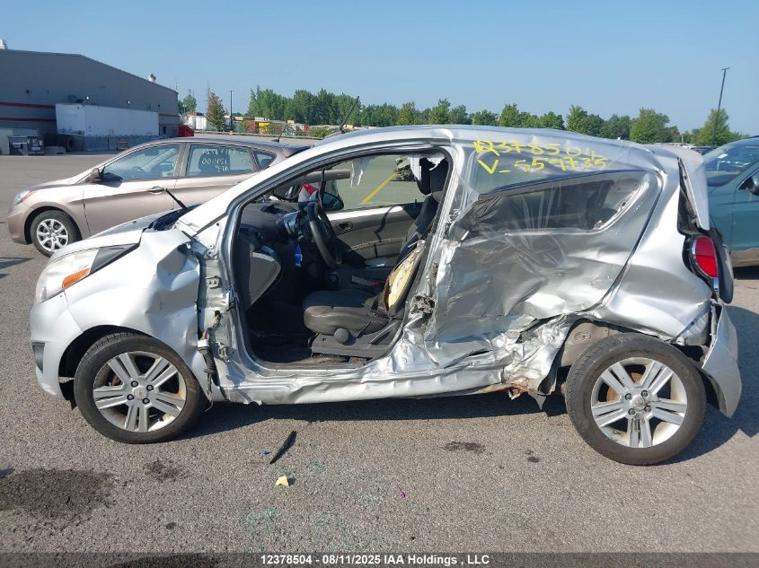 2013 Chevrolet Spark 1Lt VIN: KL8CD6S95DC559735 Lot: 12378504